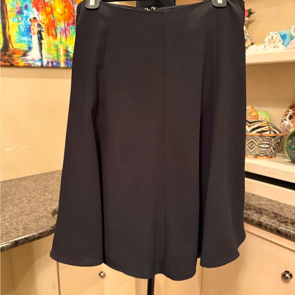 CeCe Classic Black A-Line Skirt